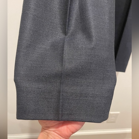 Armani Collezioni Navy Straight Leg Dress Pants - Picture 2 of 10